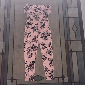 Floral Pink Jumpsuit